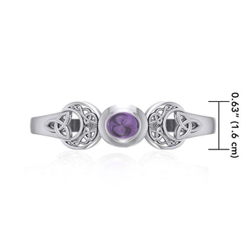 Celtic Triple Moon Bracelet TBG760 - Jewelry